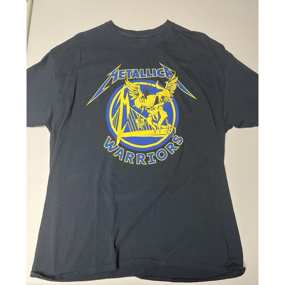 Xl Metallica Golden State Warriors Tour Shirt Chase Center